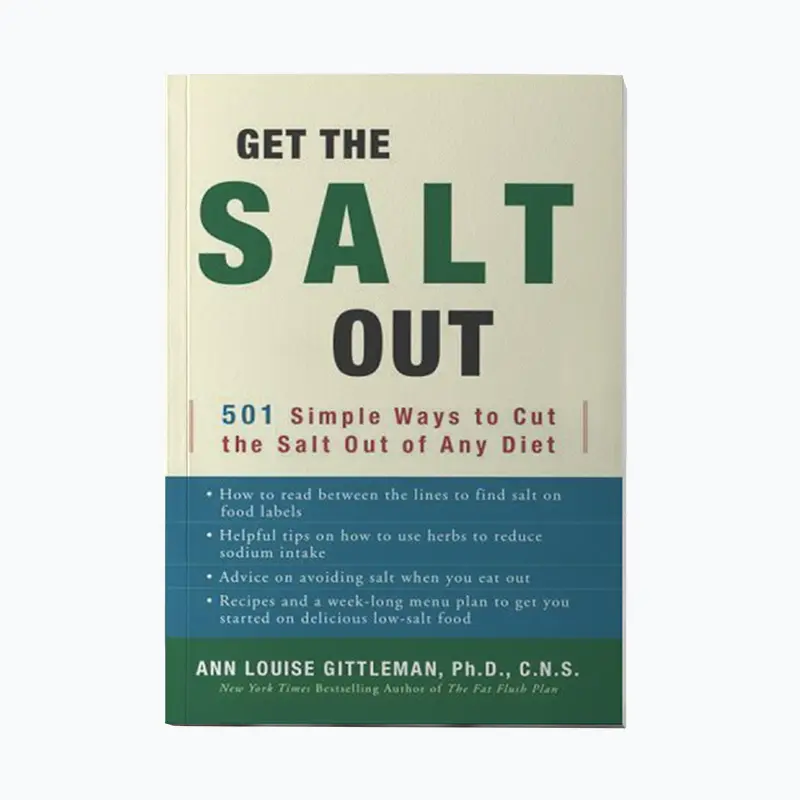 Front book cover of 'Get The Salt Out" by Ann Louise Gittleman, PhD, CNS