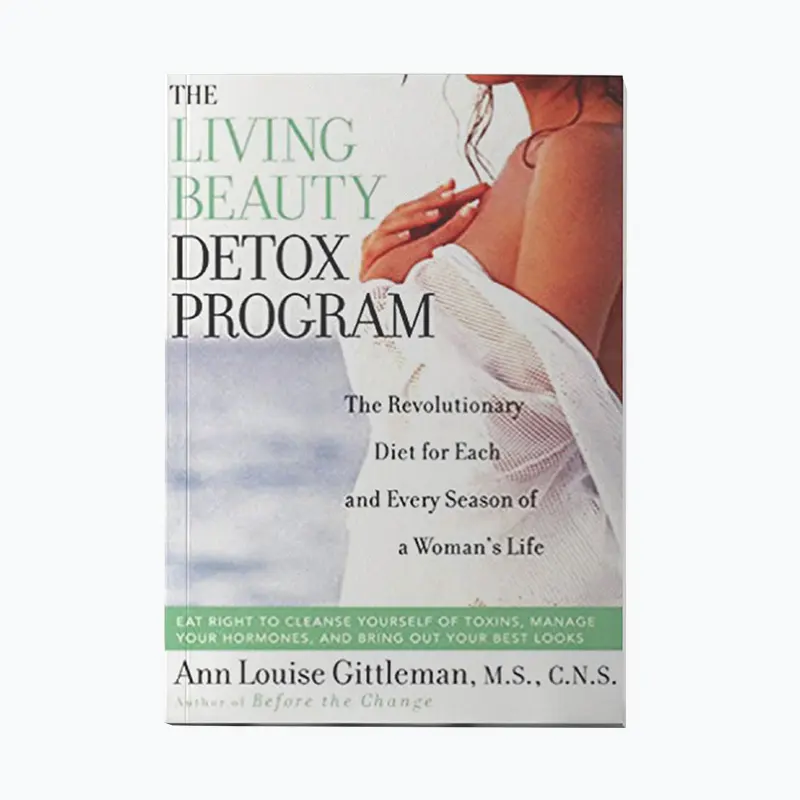 Front book cover of 'The Living Beauty Detox Program' by Ann Louise Gittleman, PhD, CNS