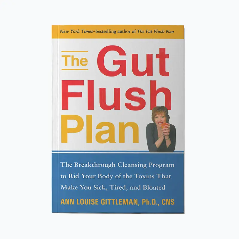 Front book cover of 'The Gut Flush Plan" by Ann Louise Gittleman, PhD, CNS