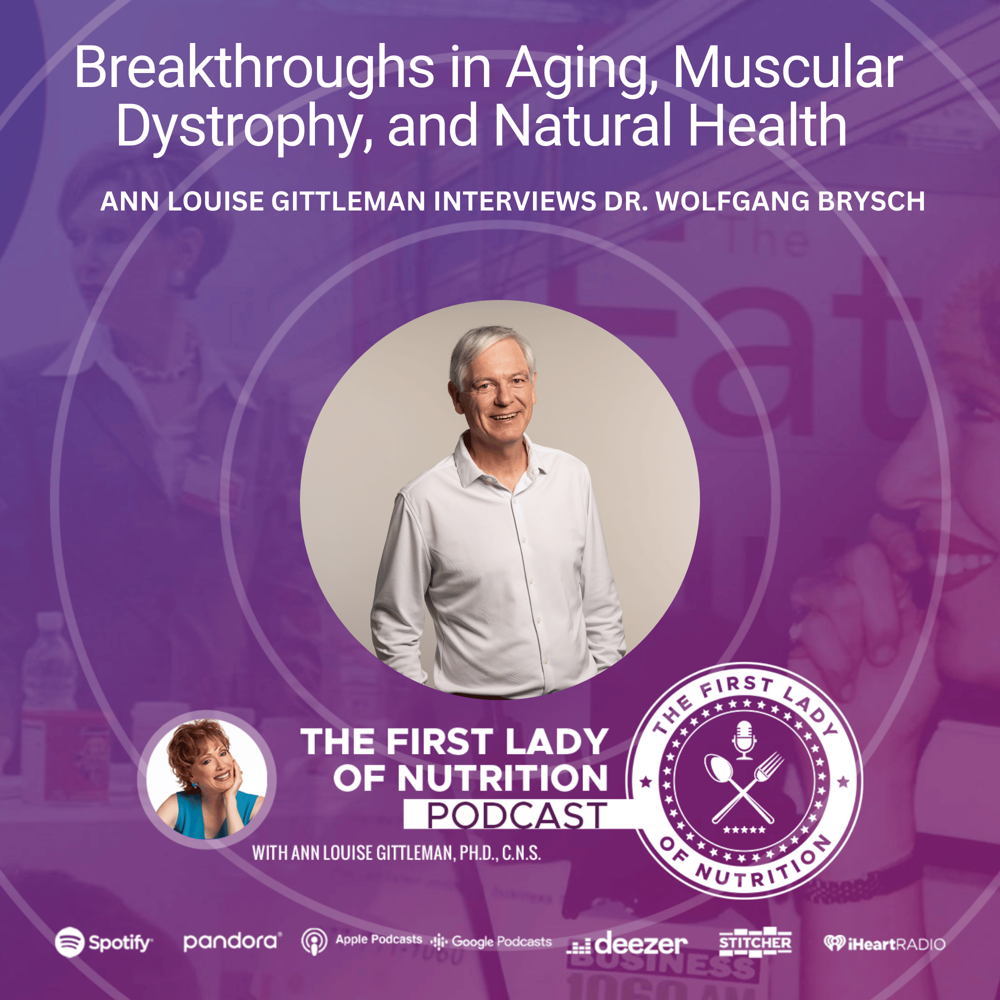 Breakthroughs in Aging, Muscular Dystrophy, and Natural Health – Episode 189: Dr. Wolfgang Brysch