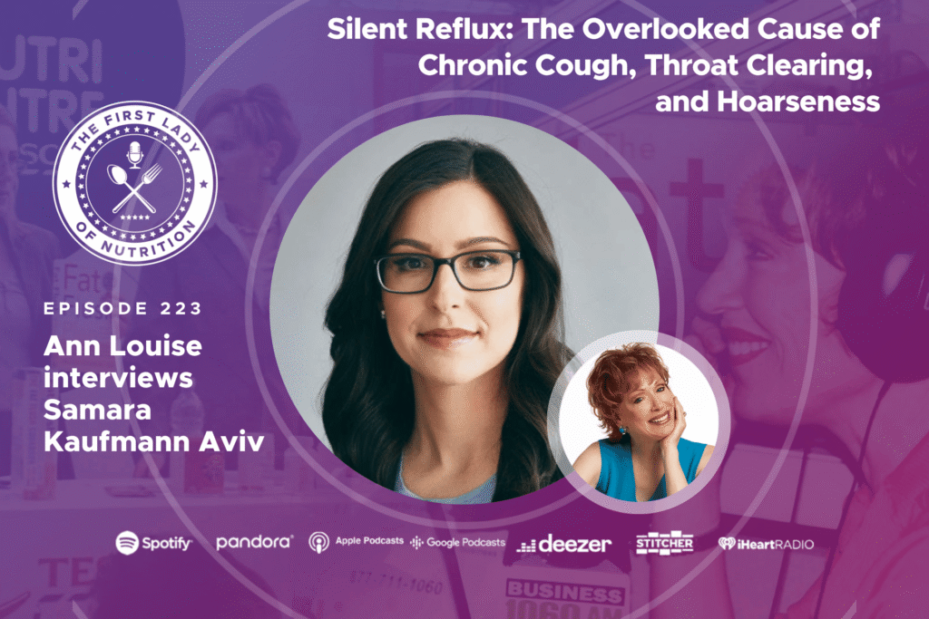 Silent Reflux: The Overlooked Cause of Chronic Cough, Throat Clearing, and Hoarseness  with Samara Kaufmann Aviv